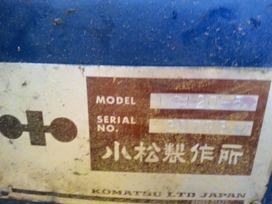 ขายแบคโค KOMATSU PC120-5 ตัวเดินใหญ่ เครื่องเดิมปั้มเดิม ไฟฟ้าเต็ม เอวแน่น แอร์เย็น เล่มทะเบียนพร้อมโอน สนใจโทร 090-8588220คุณนะ 093-3258446คุณบิว ID:narong498 หรือเข้าดูสินค้าอื่นๆได้ที่ www.truck.in.th/498 หรือเพจFacebook ณรงค์ ซื้อขายรถมือสอง (เว็บไซต์