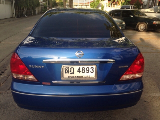 ขายรถประมูลธนาคาร NISSAN SUNNY 1.6 SUPER NEO (TOP)