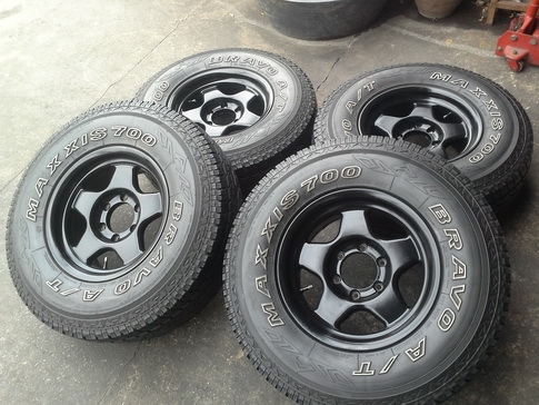 Max แบรดเลย์ ET0 + Maxxis AT 265/75/16 ปี12 สวยๆ 1ชุด