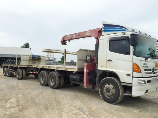 Hino maga ติดเครน 5 ตัน สวยมากคะ