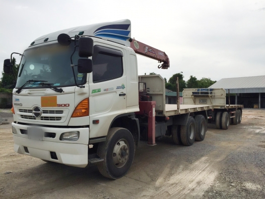 Hino maga ติดเครน 5 ตัน สวยมากคะ