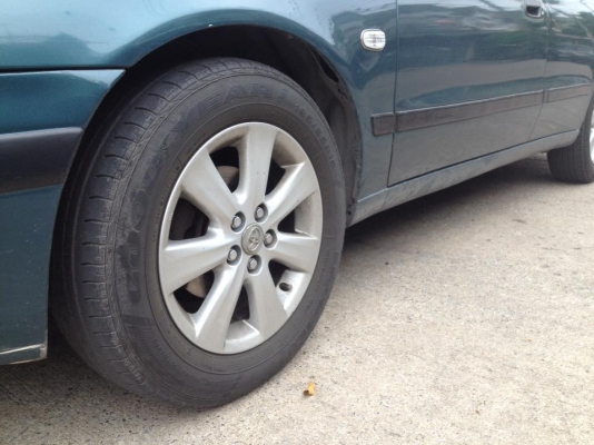 ล้อพร้อมยาง 5รู100 สภาพสวย ไม่มีรอย ล้อพร้อมยาง 5รู100 สภาพสวย ไม่มีรอย