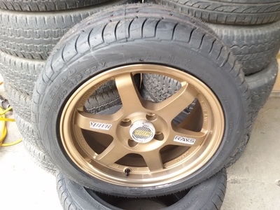 ขายล้อTE37ขอบ15กว้าง7 4รู100พร้อมยางใหม่195/50/15 4 ล้อ ขายล้อTE37ขอบ15กว้าง7 4รู100พร้อมยางใหม่195/50/15 4 ล้อ