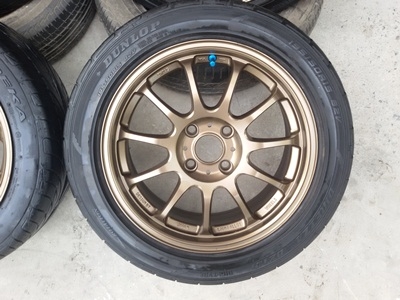 ขายล้อขอบWHEELS 15 4รู 100 กว้าง6.5 พร้อมยาง195/50/15 4 ล้อ