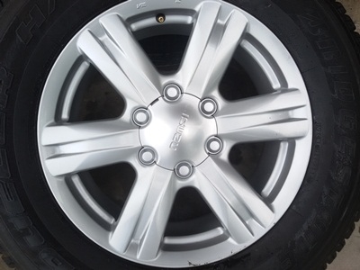 ขายล้อISUZU Mu-X New ISUZU17พร้อมยางปี 14  4 ล้อ