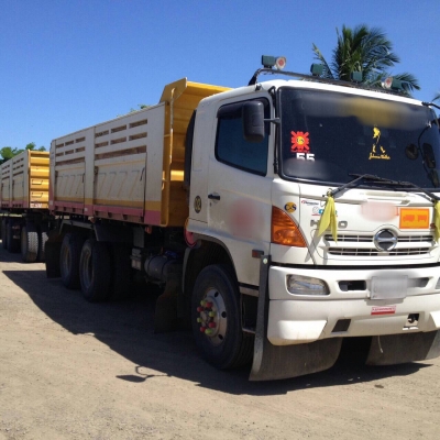 รถบรรทุกพ่วง แม่ลูก HINO รถสวยๆพร้อมใช้งานครับ