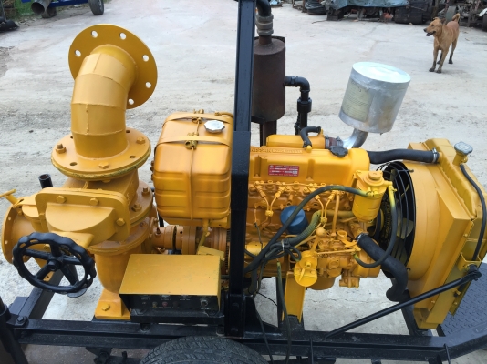 ขายเครื่องสูบน้ำขนาดเข้า6นิ้วออก6นิ้วสภาพสวยพร้อมเทเลอร์ลาก