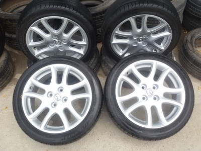 ขายล้อแม็กซ์ Mazda 2 Top16 ยาง195/45/16 ปี 1413 4 ล้อ