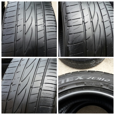 ขายยาง195/50/15 ยาง FALKEN ZIEX ZE 912  ปี 13 ( 1ชุด )