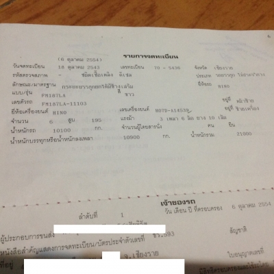 ดั้ม Hino F18 2เพลา มี สโลว์ เครื่อง HO7D 195 ดั้ม Hino F18 2เพลา มี สโลว์ เครื่อง HO7D 195