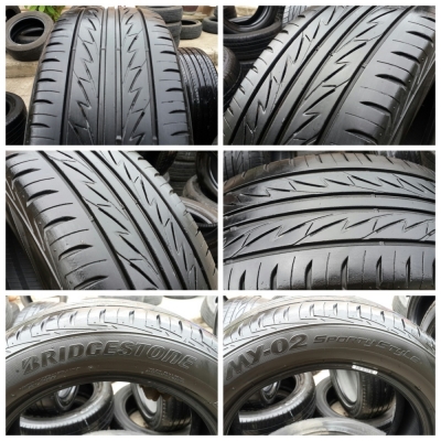ขายยาง195/55/15 ยาง BRIDGESTONE MY-02 ปี 12 ( 1 ชุด )