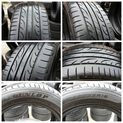 ขายยาง205/55/16 ยาง DUNLOP SP SPORT  LM 704 ปี 14  ( 1ชุด )