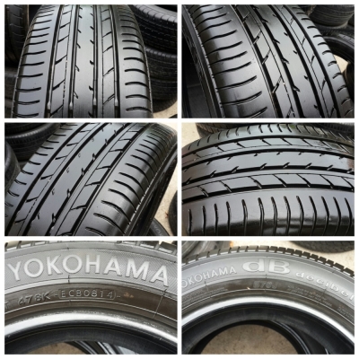 ขายยาง205/55/16 ยาง YOKOHAMA dB decibel E70 ปี 14 (1คู่)