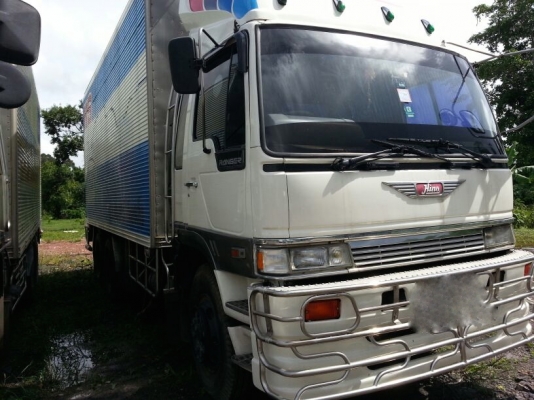 รถฮีโน่ 10 ล้อ ตู้เย็น FL3H  195 แรงม้า. ปี 38   ( ขาย 2 คัน คู่. )      สนใจติดต่อ  081 - 6079515