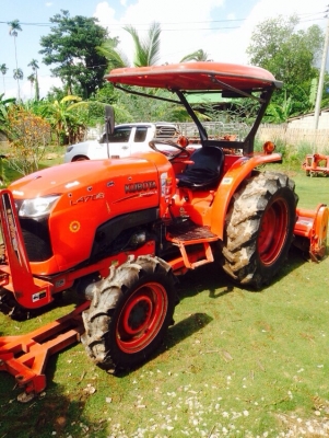 47 แรงใหม่ๆเดิมๆรถบ้าน พร้อมอุปกรณ์ 3ชิ้น ใบดัน ผาน6 จอบหมุ่น 480,000 ต่อรองได้ครับ