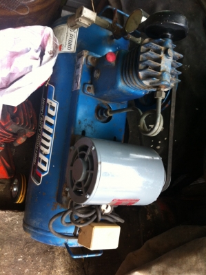 ขาย !! ปั้มลม1/4แรง PUMA. สภาพเดิมๆ พร้อมใช้งาน