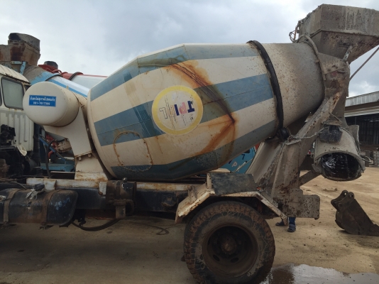 รถโม่ปูน..6ล้อ195แรง...Hino FF3H. รถห้างแท้ รถสภาพดี สวยดี. พร้อมใช้..เล่มพร้อม