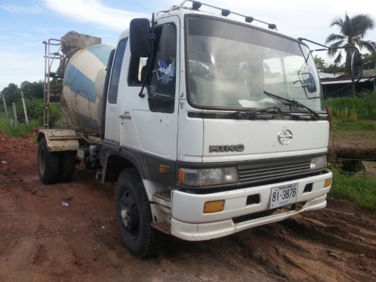 รถโม่ปูน..6ล้อ195แรง...Hino FF3H. รถห้างแท้ รถสภาพดี สวยดี. พร้อมใช้..เล่มพร้อม