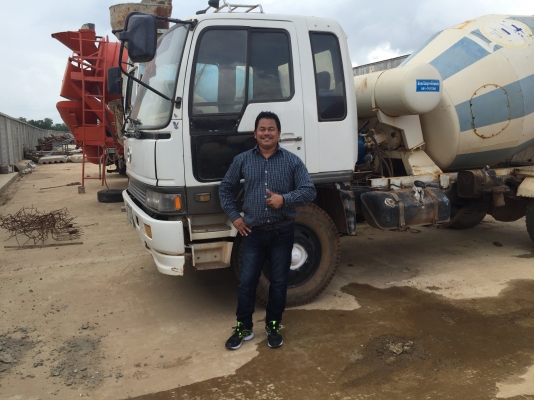 รถโม่ปูน..6ล้อ195แรง...Hino FF3H. รถห้างแท้ รถสภาพดี สวยดี. พร้อมใช้..เล่มพร้อม