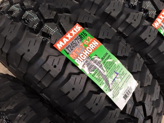 ยางMud Maxxis Bighorn MT762 245 75 r16 ยางใหม่ปี15
