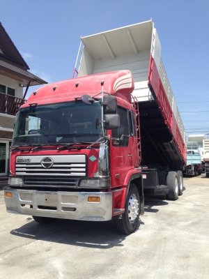 ขายรถ 10 ล้อกะบะดั๊มพ์มีลำโพงลากลูก HINO รุ่น PROFIA เครื่องยนต์ NGV Shanghai 280 แรงม้า ขายรถ 10 ล้อกะบะดั๊มพ์มีลำโพงลากลูก HINO รุ่น PROFIA เครื่องยนต์ NGV Shanghai 280 แรงม้า