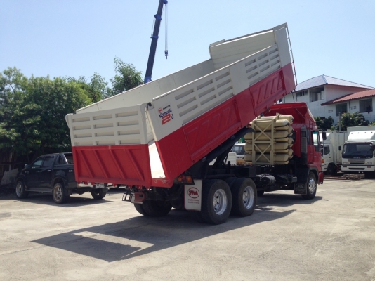 ขายรถ 10 ล้อกะบะดั๊มพ์มีลำโพงลากลูก HINO รุ่น PROFIA เครื่องยนต์ NGV Shanghai 280 แรงม้า ขายรถ 10 ล้อกะบะดั๊มพ์มีลำโพงลากลูก HINO รุ่น PROFIA เครื่องยนต์ NGV Shanghai 280 แรงม้า