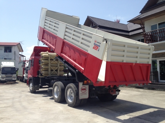 ขายรถ 10 ล้อกะบะดั๊มพ์มีลำโพงลากลูก HINO รุ่น PROFIA เครื่องยนต์ NGV Shanghai 280 แรงม้า ขายรถ 10 ล้อกะบะดั๊มพ์มีลำโพงลากลูก HINO รุ่น PROFIA เครื่องยนต์ NGV Shanghai 280 แรงม้า