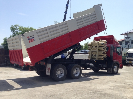 ขายรถ 10 ล้อกะบะดั๊มพ์มีลำโพงลากลูก HINO รุ่น PROFIA เครื่องยนต์ NGV Shanghai 280 แรงม้า ขายรถ 10 ล้อกะบะดั๊มพ์มีลำโพงลากลูก HINO รุ่น PROFIA เครื่องยนต์ NGV Shanghai 280 แรงม้า