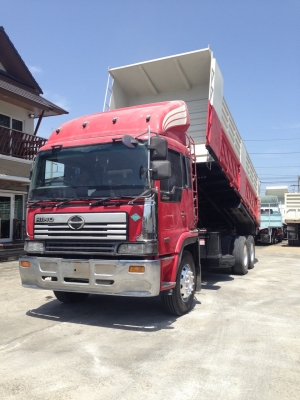 ขายรถ 10 ล้อกะบะดั๊มพ์มีลำโพงลากลูก HINO รุ่น PROFIA เครื่องยนต์ NGV Shanghai 280 แรงม้า