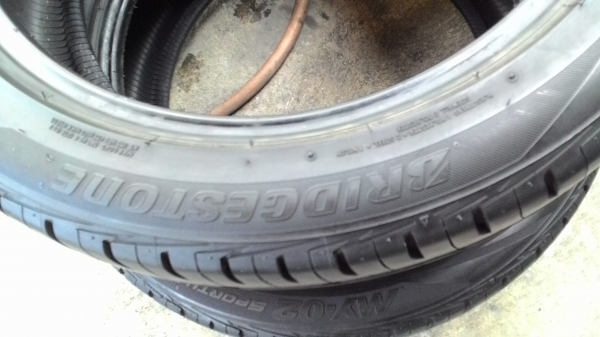 205/50R17 BRIDGESTONE my sport ปี2013 มี 2 เส้น tel.081-427-3941