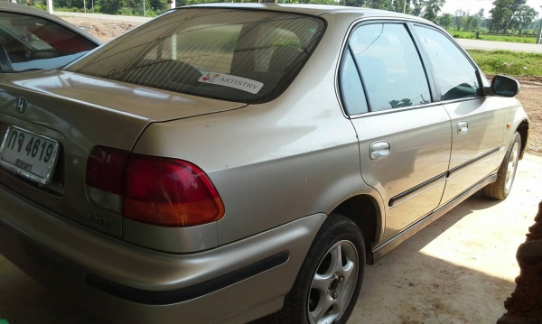 HONDA CIVIC 1.6 VTEC เพาเวอร์ ไฟฟ้า เกียร์ธรรมดา ไม่เคยกินแก้ส เล่มพร้อมโอน ภาษีเต็ม