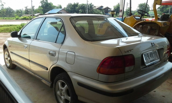 HONDA CIVIC 1.6 VTEC เพาเวอร์ ไฟฟ้า เกียร์ธรรมดา ไม่เคยกินแก้ส เล่มพร้อมโอน ภาษีเต็ม