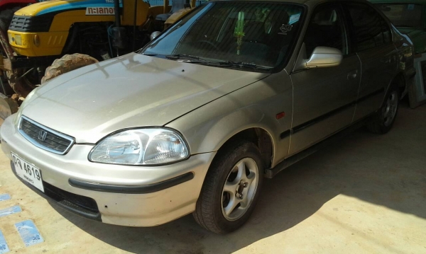 HONDA CIVIC 1.6 VTEC เพาเวอร์ ไฟฟ้า เกียร์ธรรมดา ไม่เคยกินแก้ส เล่มพร้อมโอน ภาษีเต็ม