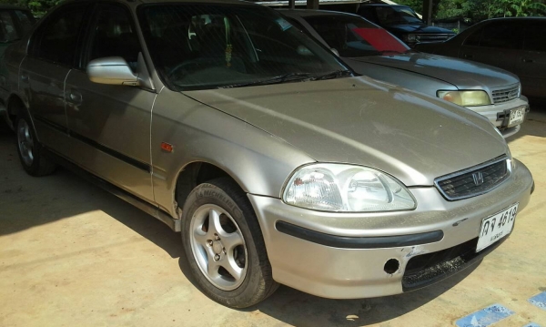 HONDA CIVIC 1.6 VTEC เพาเวอร์ ไฟฟ้า เกียร์ธรรมดา ไม่เคยกินแก้ส เล่มพร้อมโอน ภาษีเต็ม