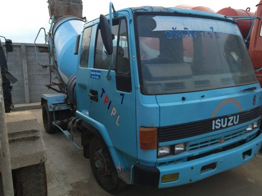 รถ6ล้อโม่ปูน3คิว175แรง..ISUZU FSR..เครื่อง6BG1รถสวย เล่มพร้อม รถพร้อมใช้..