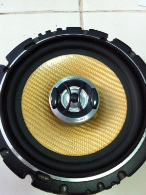 ลำโพง Pioneer TS-J1600A 2ทาง 6.5นิ้ว โครงหล่อ หน้าเคฟล่า สภาพสวย มือ2 ญี่ปุ่น