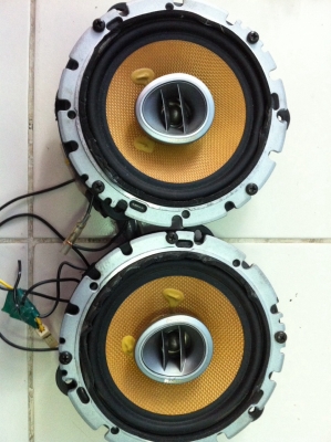 ลำโพง Pioneer TS-160A 2ทาง 6.5นิ้ว โครงหล่อ พร้อมทุนทองแดง made in Japan มือ2 ญี่ปุ่น