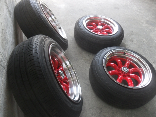 ล้อแท็ก 16นิ้ว 4รู100/114 กว้าง9นิ้ว ล้อใหม่พร้อมยางเปอเซน 4 ล้อ ราคา 10900 บาท