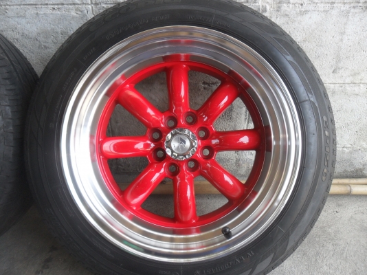 ล้อแท็ก 16นิ้ว 4รู100/114 กว้าง9นิ้ว ล้อใหม่พร้อมยางเปอเซน 4 ล้อ ราคา 10900 บาท