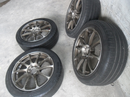 ล้อแม็ก 16นิ้ว 4รู100/114 พร้อมยาง สวยๆ 4 ล้อ ราคา 6000 บาท ล้อแม็ก 16นิ้ว 4รู100/114 พร้อมยาง สวยๆ 4 ล้อ ราคา 6000 บาท