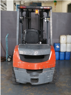 จำหน่ายรถ Forklift Toyota 3.0 ตัน ดีเซล 8FD30 (นำเข้า) เสาเข้าตู้ 4.7 เมตร + Side Shift คุณภาพเยี่ยม