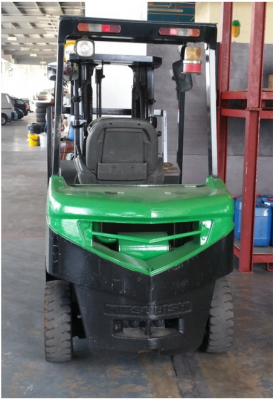 จำหน่ายรถ Mitsubishi FD25  2.5 ตัน ดีเซล (นำเข้า) เสาเข้าตู้ 3 ท่อน 4.7 เมตร + Side Shift