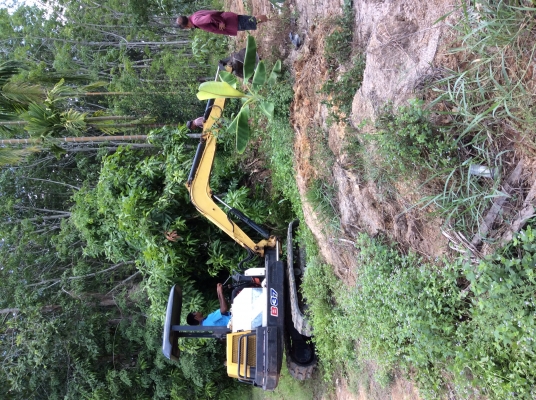 ขายรถขุด พร้อมหางพ่วง