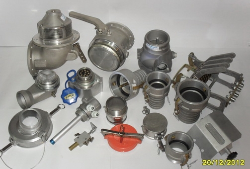 จำหน่าย ข้อต่อสวมเร็ว  Part # B  มีเดือย  4" x 3" AL.