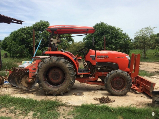 คูโบต้าL4708พร้อมใบมีดผานโรตารีอุปกรณ์3อย่างครบเลยครับ