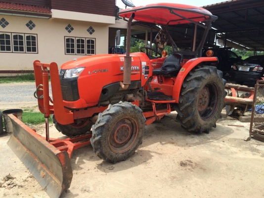 คูโบต้าL4708พร้อมใบมีดผานโรตารีอุปกรณ์3อย่างครบเลยครับ