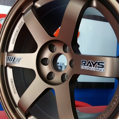 ขายล้อใหม่ TE37 ขอบ18 หน้า9.5 หลัง10.5 6รู114.3 ใส่NAVARA