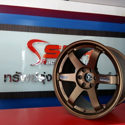 ขายล้อใหม่ TE37 ขอบ18 หน้า9.5 หลัง10.5 6รู114.3 ใส่NAVARA