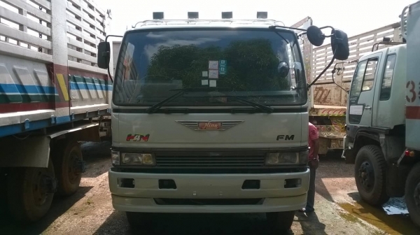ขาย 10 ล้อดั้ม HINO FM1M ดั้มสามมิตร เครื่องเดิม EM100 220 แรงม้า คัสซีสวย เกียร์เดิม สโลว์เดิม ทะเบียนพร้อมโอนครับ