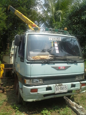 ขายรถเครน HINO FD 3 H เครื่อง HO7D 195 แรงเครน 3 ตันสภาพพร้อมใช้